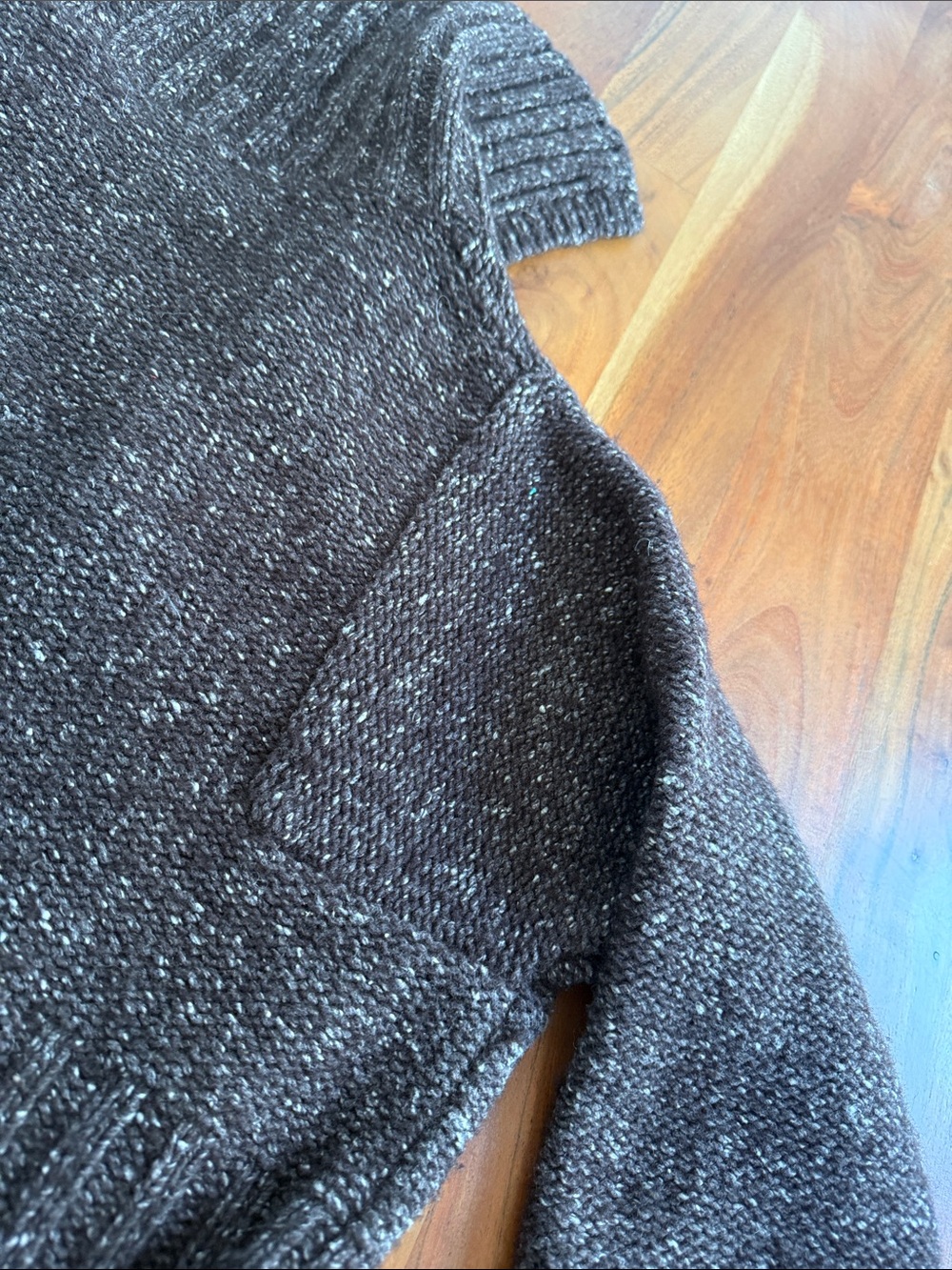 J. Crew Brown Hooded Button-Front Knit Cardigan with Belt - Picture 9 of 12